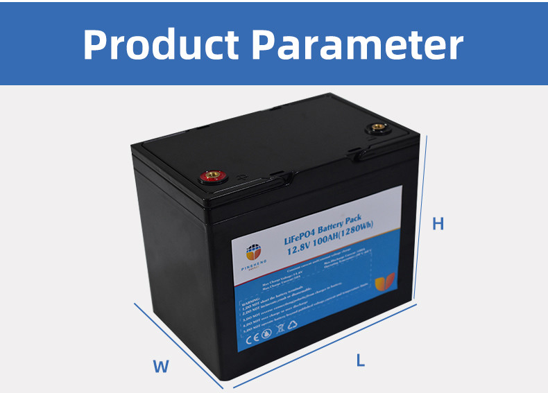 Deep Cycle 12V Lifepo4 Battery 12.8v 100AH Low Temperature Lithium Batteries Manufacturers for solar energy