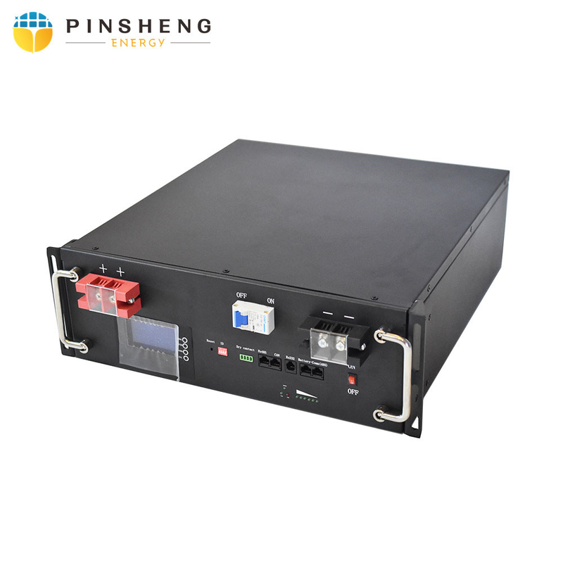 Smart BMS 51.2V DC LifePO4 Battery Cell Deep Cycle Life With Hybrid Inverters
