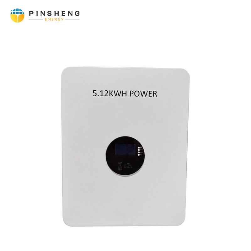 Pinsheng Wall Mounted Rechargeable 5kwh 10kwh 15kwh Power Storage LiFePO4 Battery Pack 48V 100Ah 200Ah for Solar Energy System