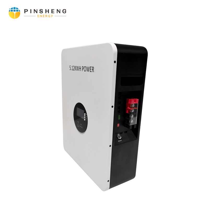 Pinsheng Wall Mounted Rechargeable 5kwh 10kwh 15kwh Power Storage LiFePO4 Battery Pack 48V 100Ah 200Ah for Solar Energy System