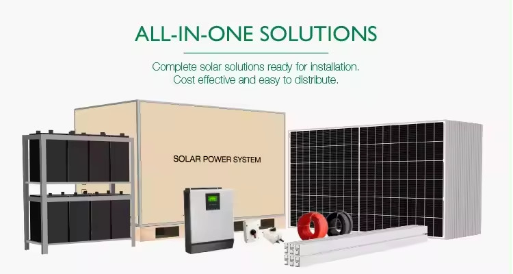 Off Grid Setup For Domestic And Commercial Use Of A Complete Set Of Solar Energy System 50KW 60KW 70KW