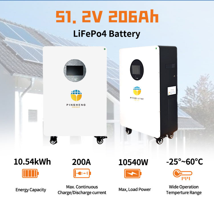 Pinsheng 15kWh 51.2V 280Ah 300Ah Home LiFePO4 Battery Pack Solar Energy Storage Battery for Home Use