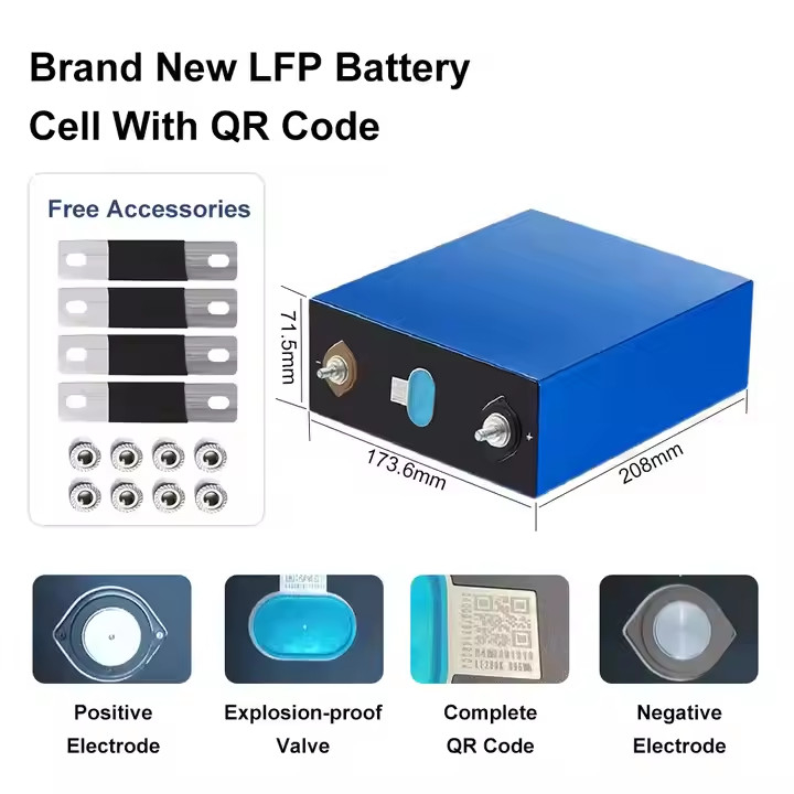 PINSHENG LF280Ah 3.2V Lifepo4 Lithium Battery Prismatic Cell 280Ah 304Ah 314Ah for Energy Storage Solar RV Car