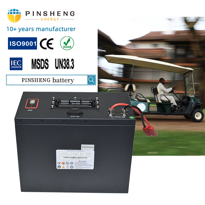 72V 50Ah Rechargeable Lithium Ion Battery with Smart BMS and 3-Year Warranty for Electric Scooters