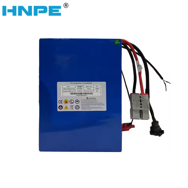 76.8V 30 Ah LiFePO4 Battery with 6000 Cycles for Electric Bicycles and Scooters