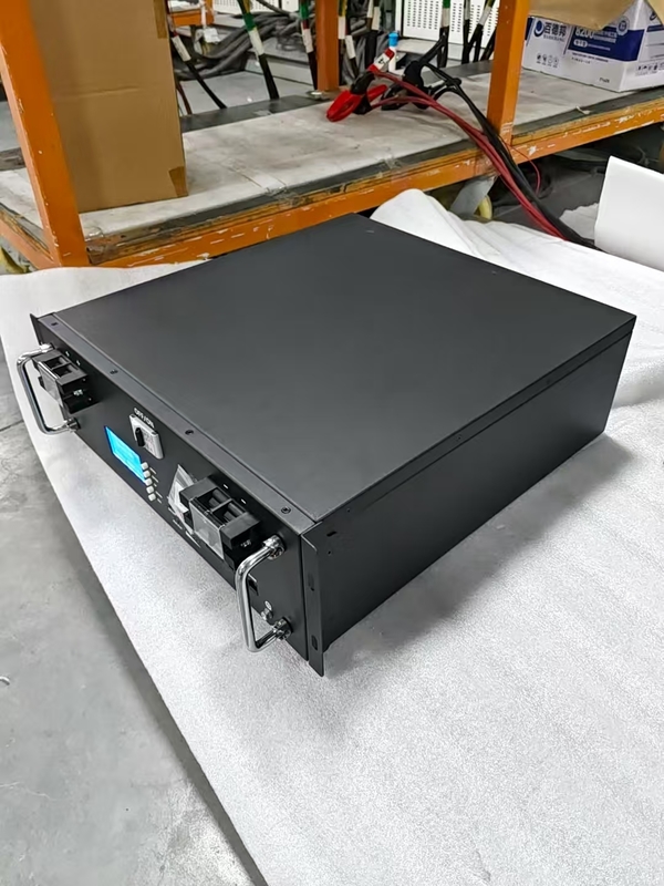 HNPE 51.2V 100Ah 5KW Prismatic Lithium Ion Lifepo4 Battery Boxes Stainless Steel Rack for Energy Storage for Home Use