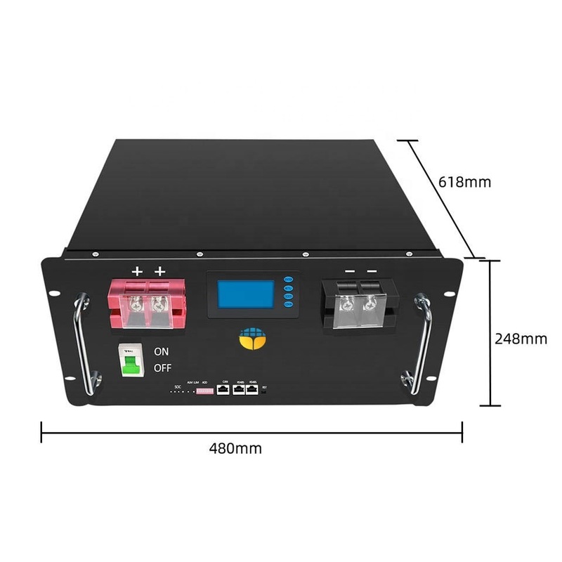 PINSHENG Stackable LiFePO4 Battery with Long Lifetimes and Self-Engineered BMS for Telecom and Energy Storage