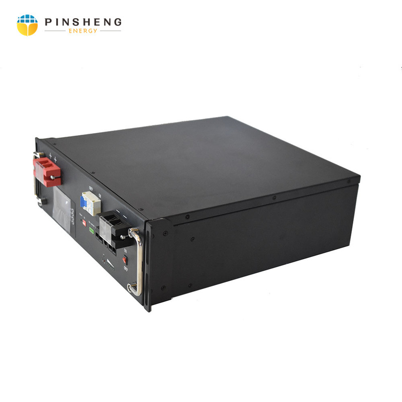 PINSHENG Factory Direct Sale IP54 IP64 IP65 LiFePO4 Battery Pack 48V 100Ah Lithium Iron Phosphate Battery for Solar System Home Energy Storage