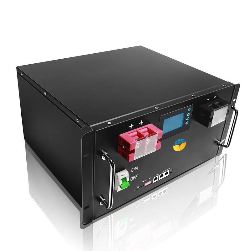 48V 200Ah LiFePO4 Battery with 6000 Times Cycle Life 51.2V 5KWh Solar Energy Storage Lithium Ion Battery