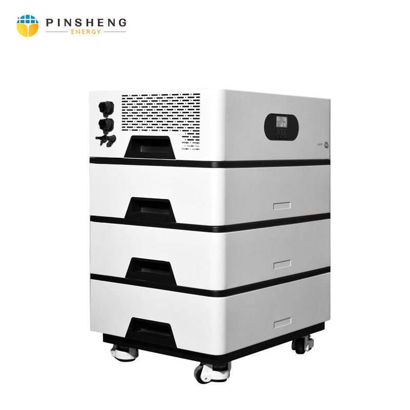 High Efficiency 10KW 20KW Complete Kit With bluetooth Hybrid Inverter Solar Energy Storage System Deep Cycle LiFePO4  Battery