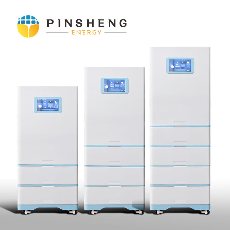 PINSHENG High Voltage 10Kw 20Kwh 25Kwh 30Kwh Battery Home Use All in One Inverter Hybrid Solar Energy System