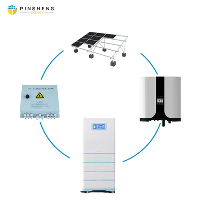 PINSHENG High Quality 24000btu 380V Solar DC 48V Battery Powered Solar Air Conditioner Hybrid AC/DC Solar Air Conditioner